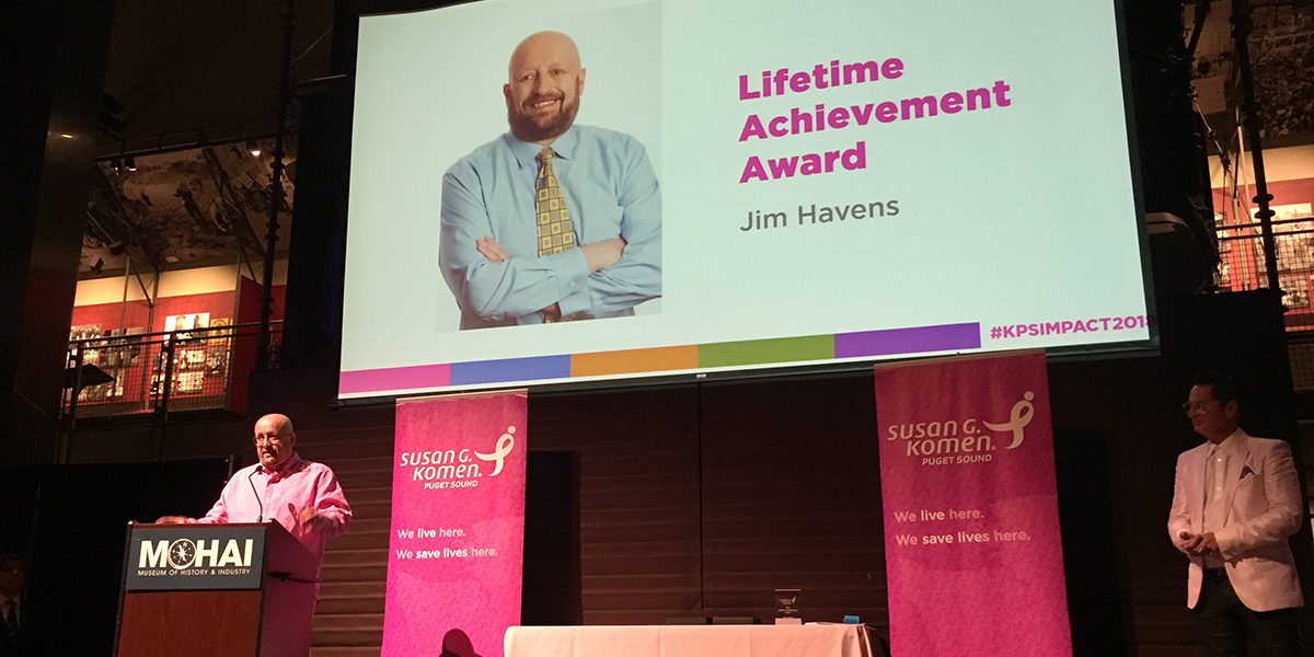 Jim Havens receives prestigious Komen award