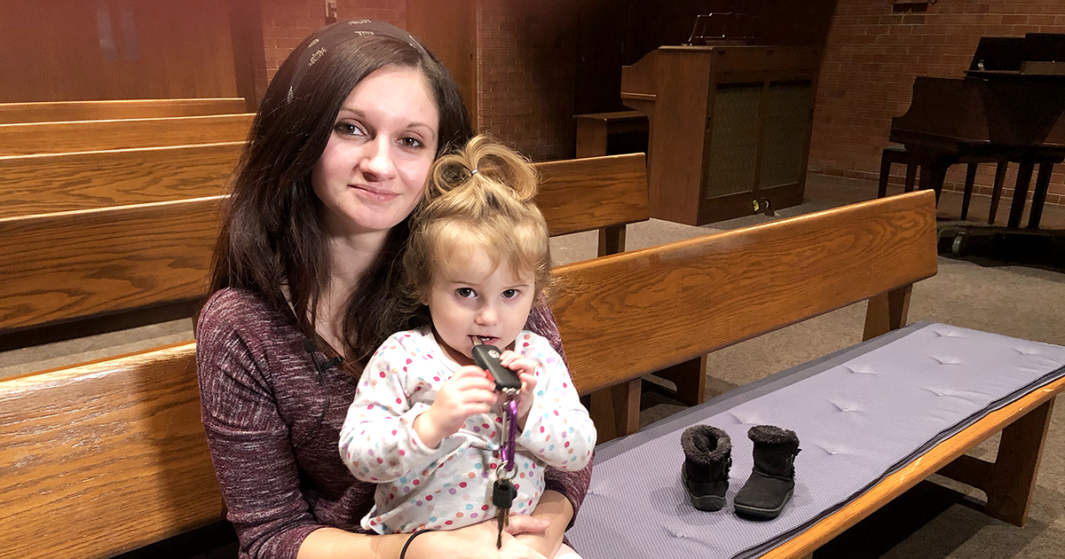 Chantily, Rising Strong graduate, and her daughter