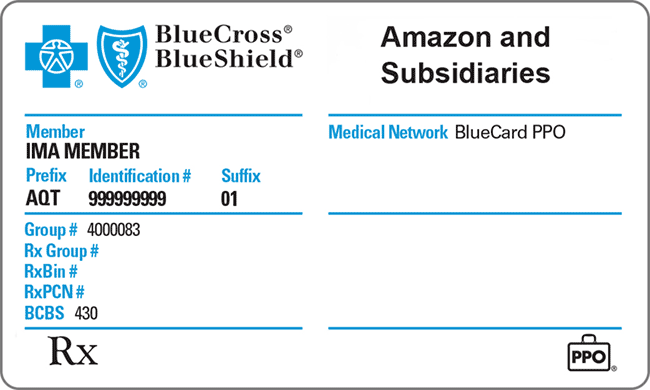ID Cards | Amazon | Premera Blue Cross